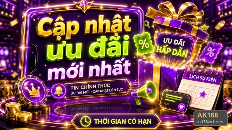Khuyến Mãi AK168: Kiểm Tra Trò Chơi Hợp Lệ Và Trường Hợp Bị Loại Trừ Trước Khi Nhận Ưu Đãi – ak168vn.it.com