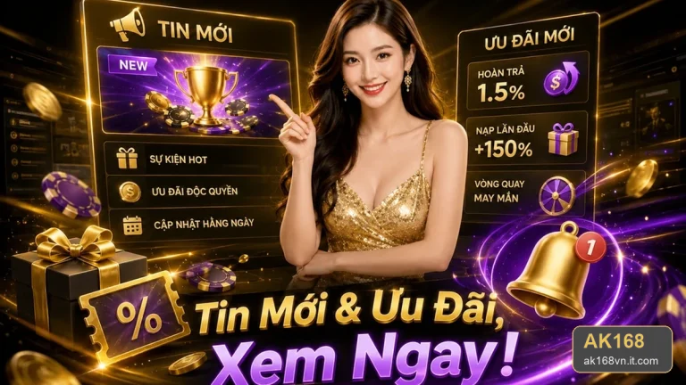 Khuyến mãi AK168: kiểm tra thời hạn, đối tượng áp dụng và giới hạn nhận thưởng trước khi tham gia – ak168vn.it.com