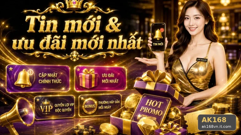 Khuyến Mãi AK168 Tại ak168vn.it.com: Kiểm Tra Trò Chơi Hợp Lệ Và Các Trường Hợp Bị Loại Trừ Khi Nhận Ưu Đãi