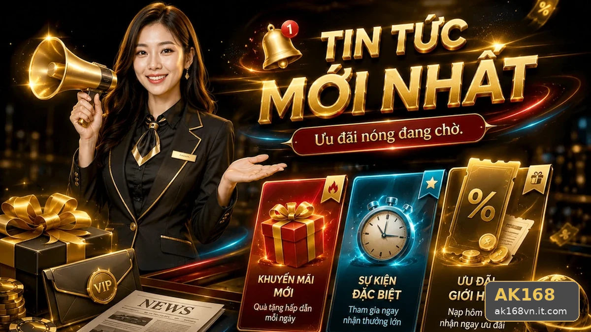 AK168: Đọc Chi Tiết Giao Diện Tin Mới, Ưu Đãi Và Điều Kiện Khuyến Mãi – Góc Kiểm Chứng Theo Tên Miền ak168vn.it.com Qua Cấu Trúc Mục Tiêu-Chỉ Số-Giới Hạn-Rà Soát